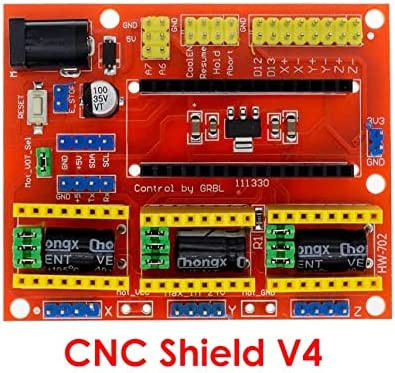 CNC Shield V4 pour Machine de Gravure Imprimante 3D A4988 Carte d'Extension de Pilote pour Arduino Nano DIY KIT – Image 2