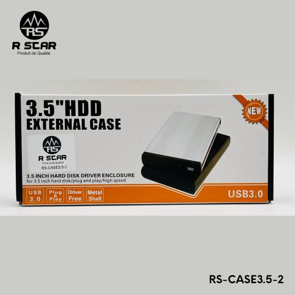 BOITIER DISQUE DUR 3.5 SATA USB3.0 / RS-CASE3.5-2 – Image 2