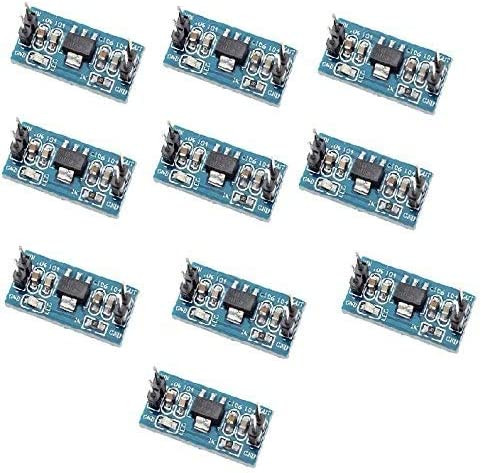 (1 piece) 5V Out, 6V à 12V in AMS1117-5.0 Module régulateur de tension linéaire abaisseur 5.0V
