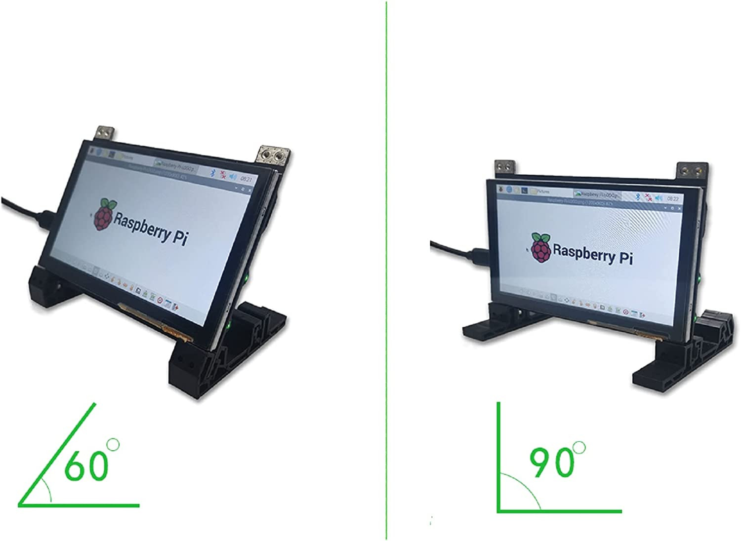 ElecLab Raspberry Pi Écran Tactile Moniteur 7 Pouces HDMI Écran LCD Capacitif 1024x600 – Image 7