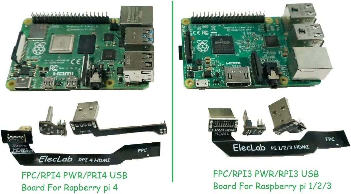 ElecLab Raspberry Pi Écran Tactile Moniteur 7 Pouces HDMI Écran LCD Capacitif 1024x600 – Image 3