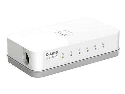 Alternative view of D-LINK DES-1005C Switch 5 Ports 10/100 Mbps