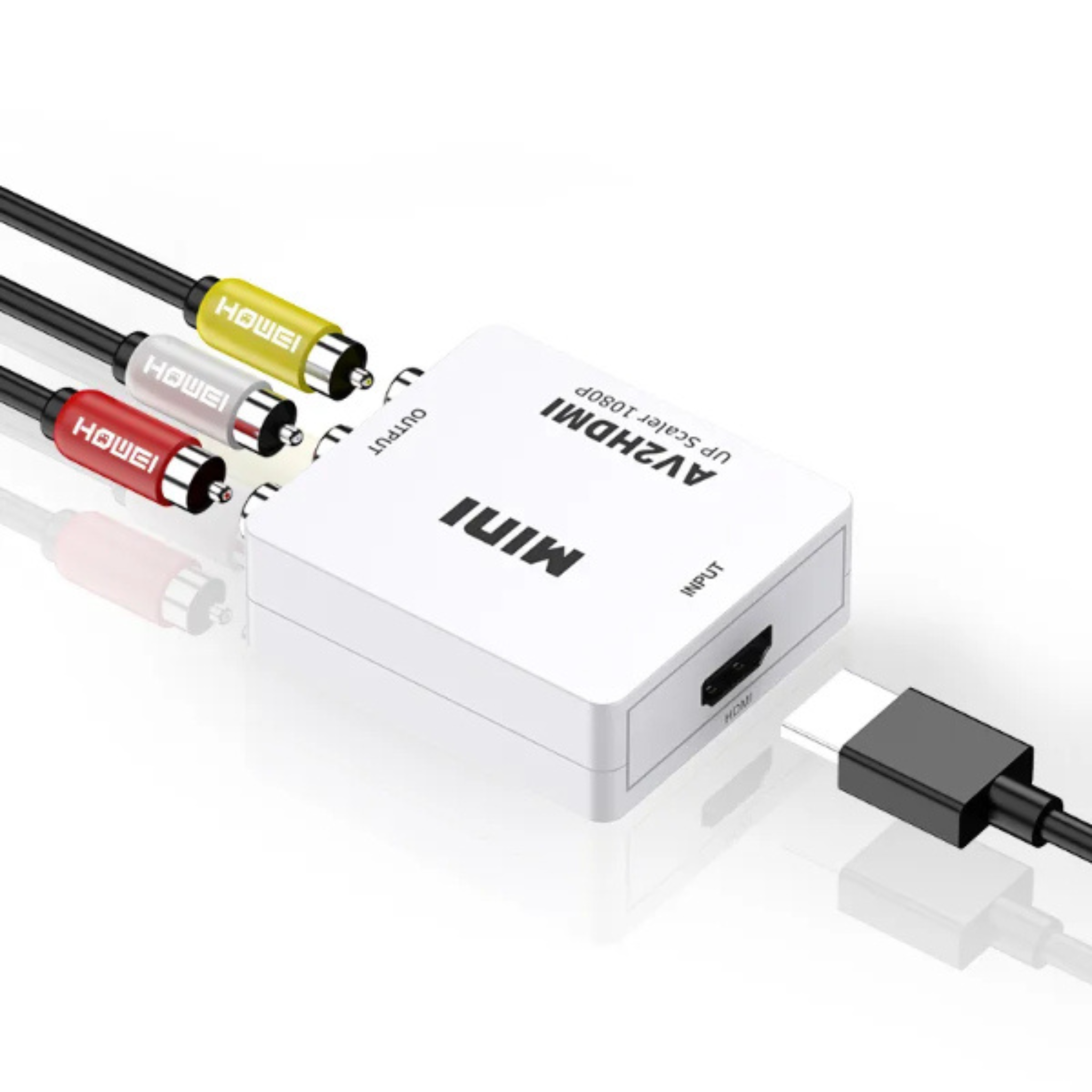 MINI CONVERTISSEUR AV 2 HDMI / AV2HDMI / AV TO HDMI – Image 2