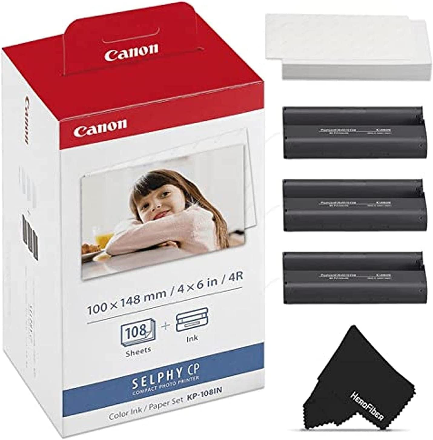 Canon KP-108IN - Kit Encre + Papier Format carte postale 148 x 100 mm (108 impressions) – Image 2