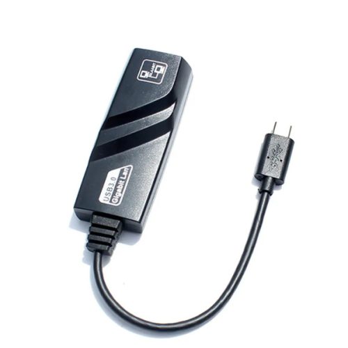 Alternative view of Adaptateur Ethernet Type C Convertisseur 10/100/1000 Gigabit 1000 Mbps R SCAR RS-TCRJ45 (TYPE-C TO RJ45)
