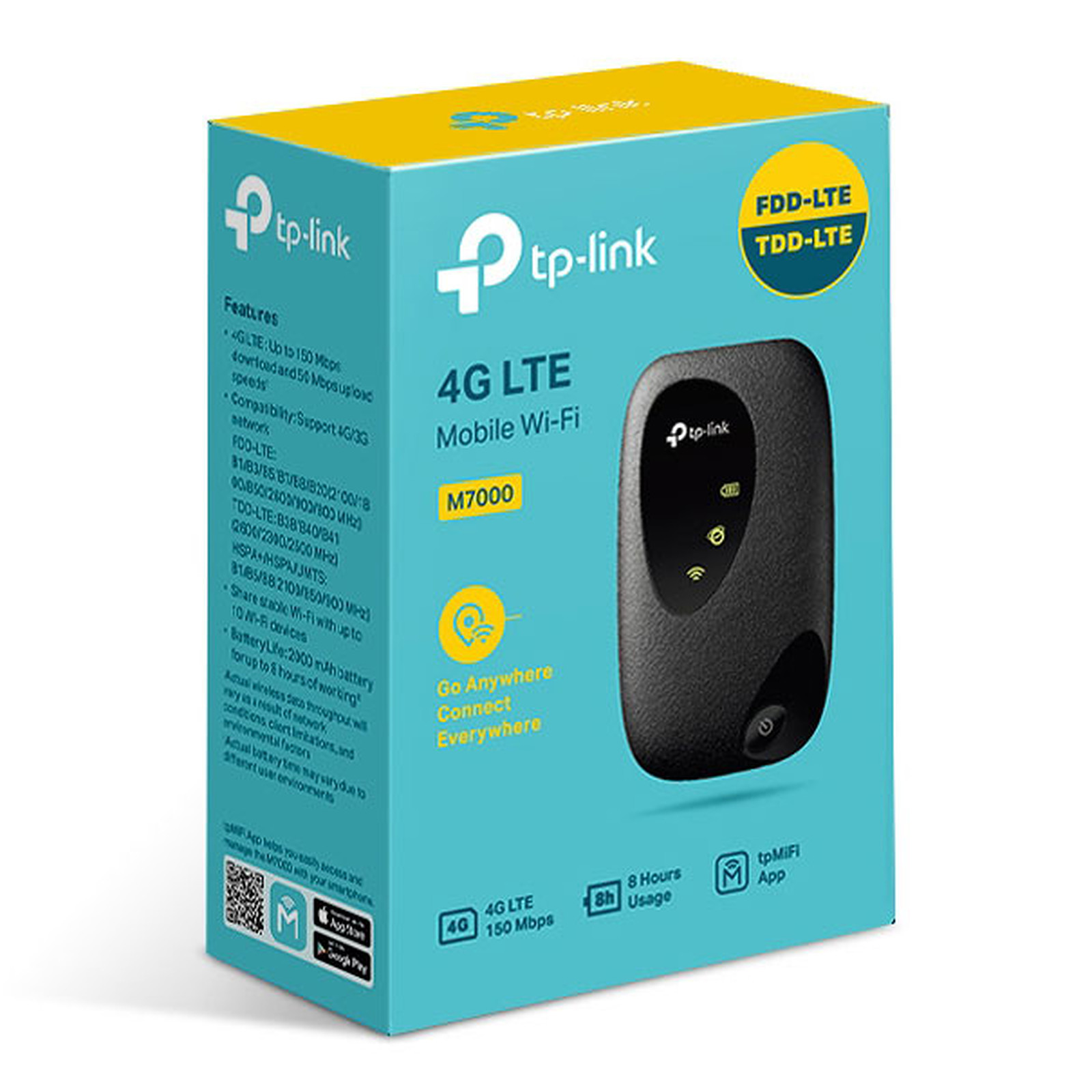 TP-LINK M7000 Modem/Routeur Mobile 4G LTE sans fil Wi-Fi N – Image 3