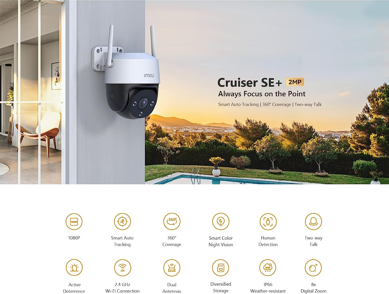 IMOU CRUISER SE OUTDOOR SMART SECURITY CAMERA 2MP IPC-S21FEP – Image 5