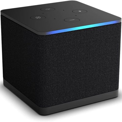 Alternative view of Fire TV Cube | Lecteur multimédia en streaming | Mains-libres avec Alexa | Wi-Fi 6E | 4K Ultra HD