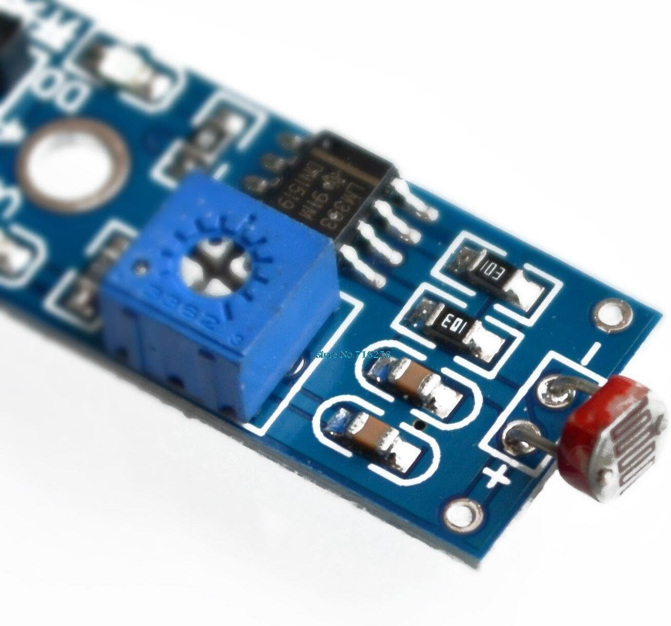 LM393 photorésistance capteur photosensible Module détection photorésistance Module de capteur de lumière pour Arduino – Image 2