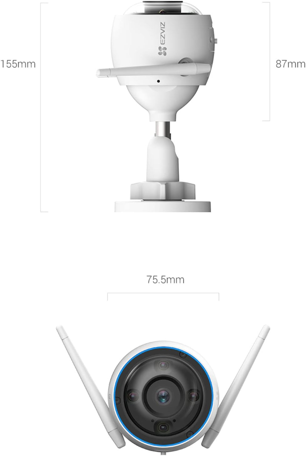 EZVIZ SMART HOME CAMERA CS-H3 / 5MP – Image 5