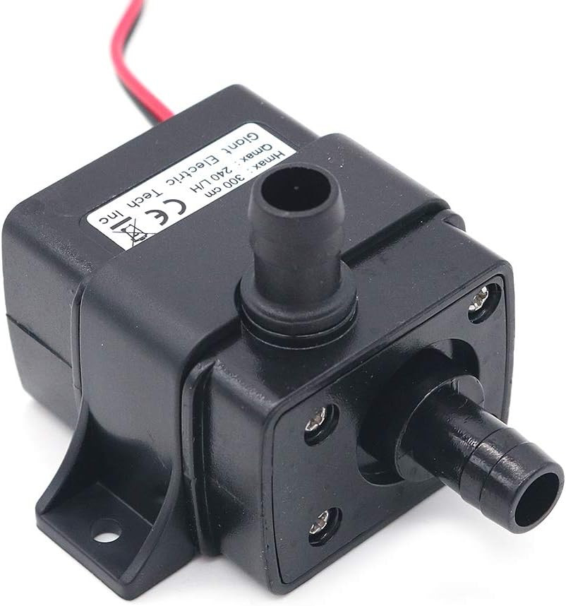 Pompe à eau submersible sans balais ultra-silencieuse AD20P-1230C, 12 V CC, 3 m, 240 l/h, avec câble de 45 cm – Image 4