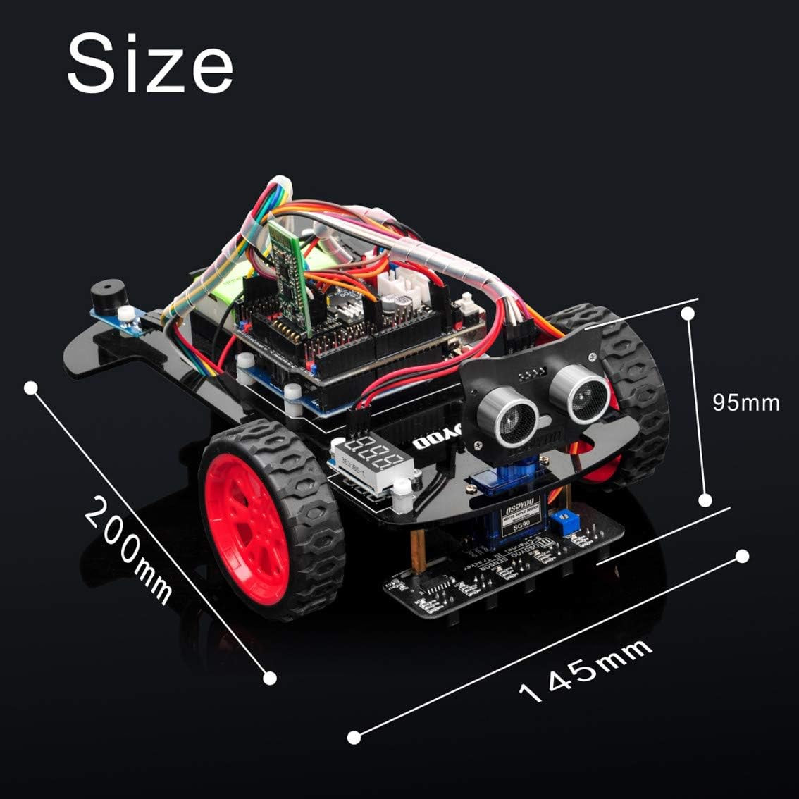 Kit de voiture robot intelligent OSOYOO pour Arduino pour adultes et enfants – Image 8