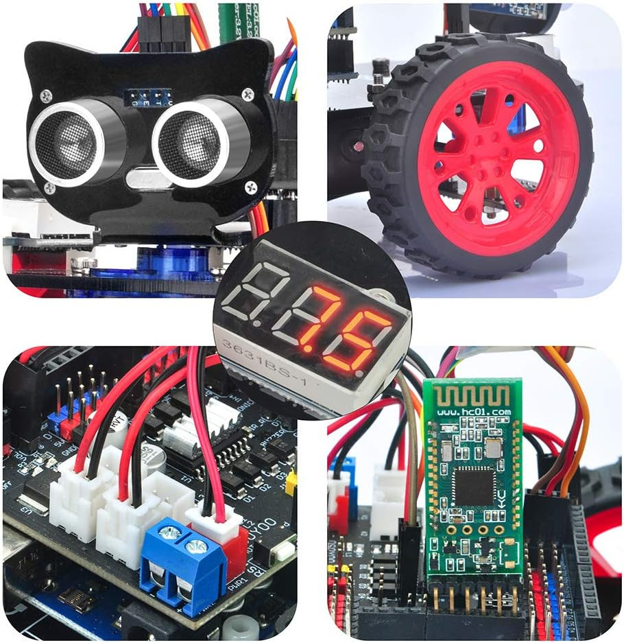Kit de voiture robot intelligent OSOYOO pour Arduino pour adultes et enfants – Image 7