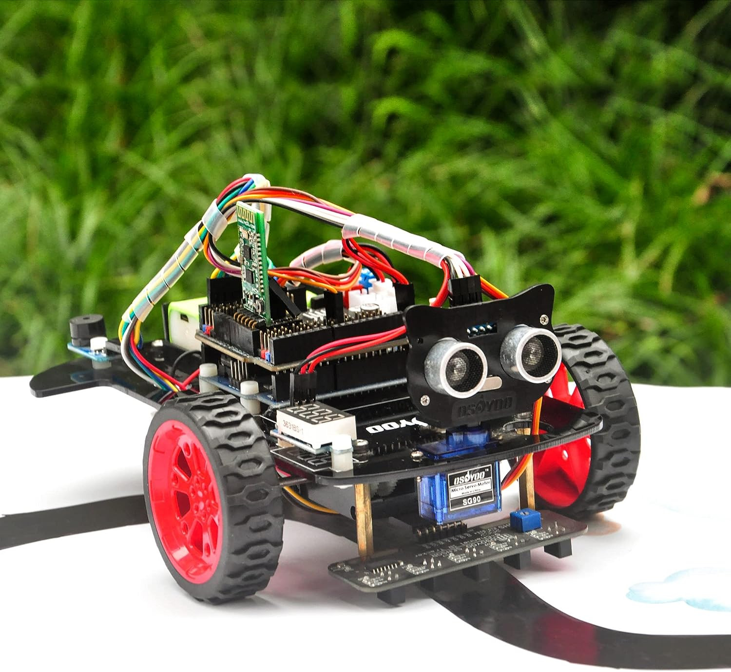 Kit de voiture robot intelligent OSOYOO pour Arduino pour adultes et enfants – Image 3