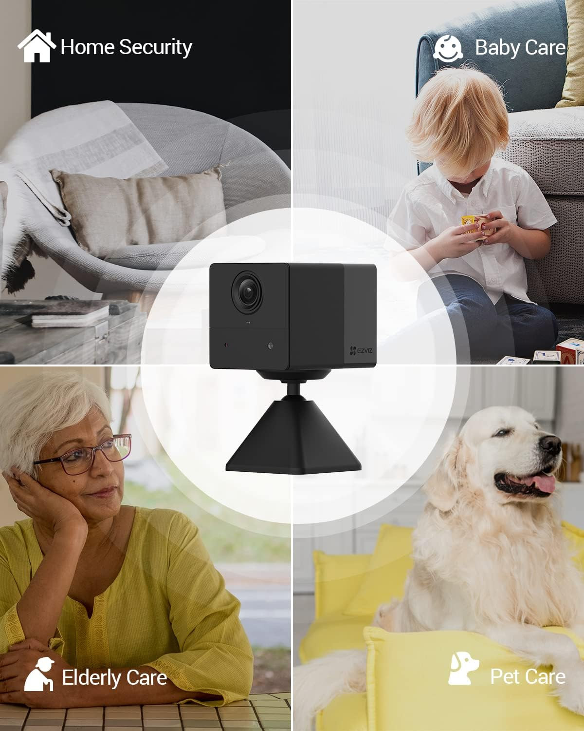 EZVIZ SMART HOME BATTERY CAMERA CS-BC2 / 2MP – Image 7