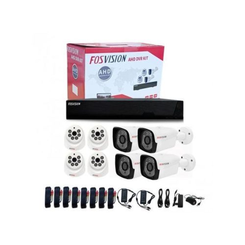 Alternative view of FOSVISION KIT CAMERA SURVEILLANCE AVEC FIL RS-CCTVKIT8