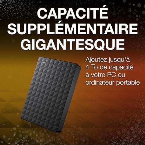 SEAGATE DISQUE DUR HDD 4TB EXTERNE