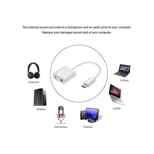 Alternative view of CLE SON TYPE-C / HIFI MAGIC VOICE 7.1 / TYPE-C SOUND CARD