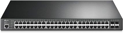 TP-LINK SWITCH 48 PORTS GIGABIT POE+ 4 SFP 1Gbps TL-SG3452P