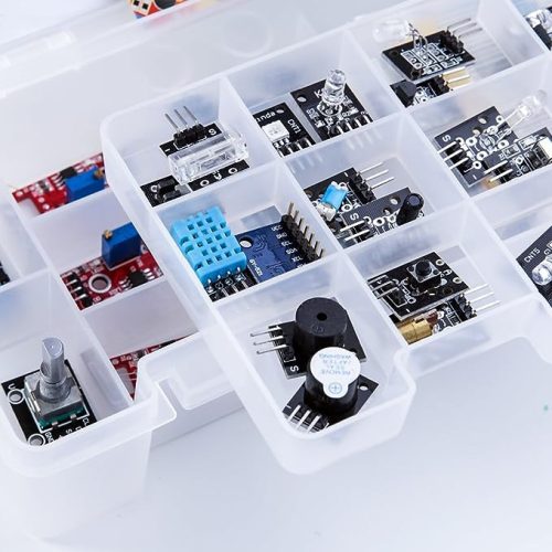 Alternative view of ELEGOO Kit de modules de capteurs 37 en 1 amélioré avec tutoriel compatible avec Arduino IDE UNO R3 MEGA Nano