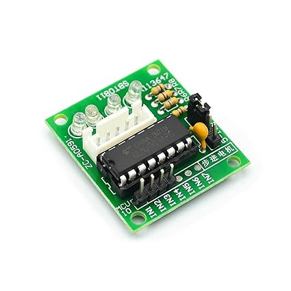 Moteur pas à pas 5V 4 phases + carte de pilote ULN2003 avec Module de Test d'entraînement – Image 2