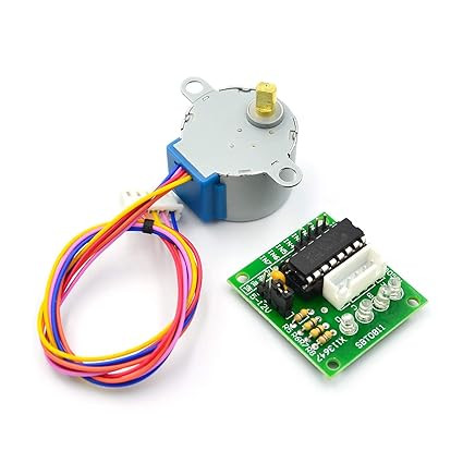 Moteur pas à pas 5V 4 phases + carte de pilote ULN2003 avec Module de Test d'entraînement – Image 5