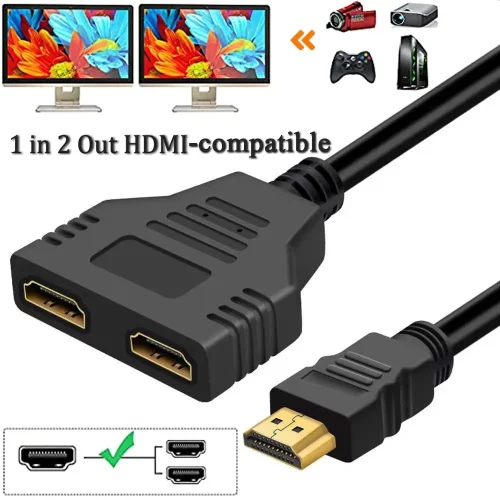 Alternative view of CABLE HDMI 1X2 SPLITTER CABLE