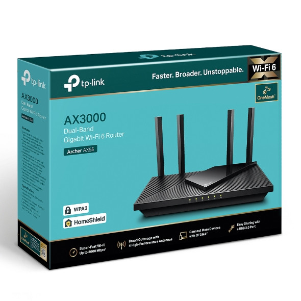 TP-LINK Routeur Wi-Fi 6 AX3000 ARCHER AX55 – Image 3