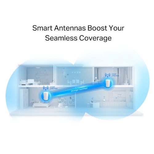 Alternative view of TP-LINK routeur Wi-Fi 6 AX6000 Tri-Band DECO X90