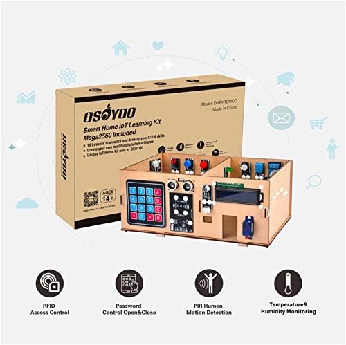 Kit d'apprentissage IoT pour maison intelligente pour Arduino, modèle de maison en bois – Image 4