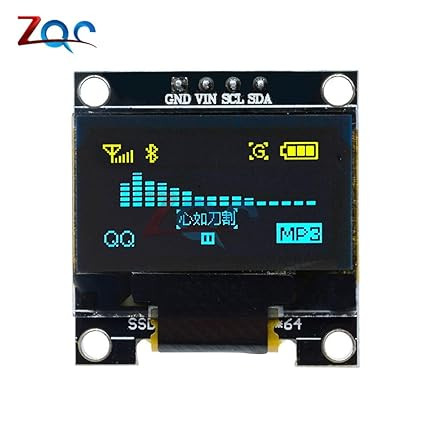 Module d'affichage OLED série IIC jaune bleu 0.96 pouces