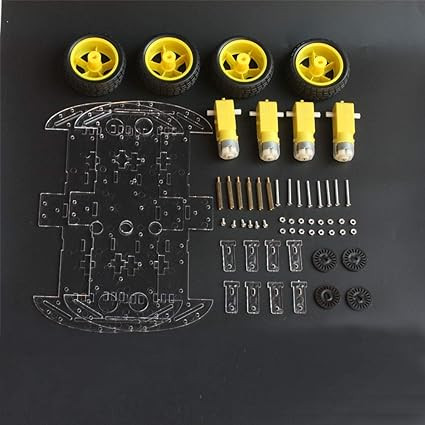 Version plus longue du châssis de voiture intelligente à double couche 4WD – Image 3