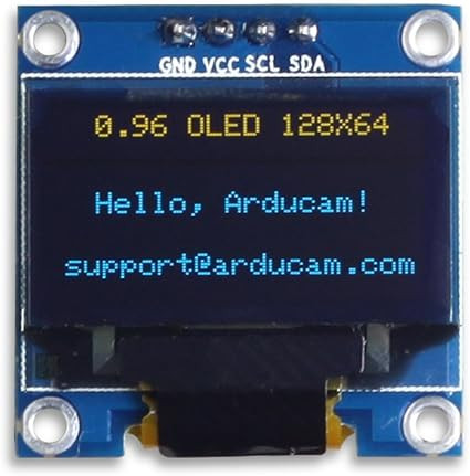 Module OLED 0,96 pouces 128x64 SSD1306 pilote I2C auto-lumineux
