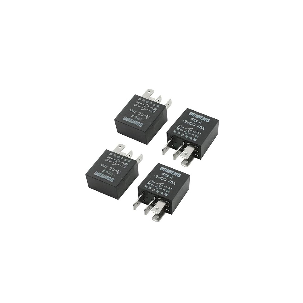 DC 12 V Volt 40 A 4 broches borne SPST