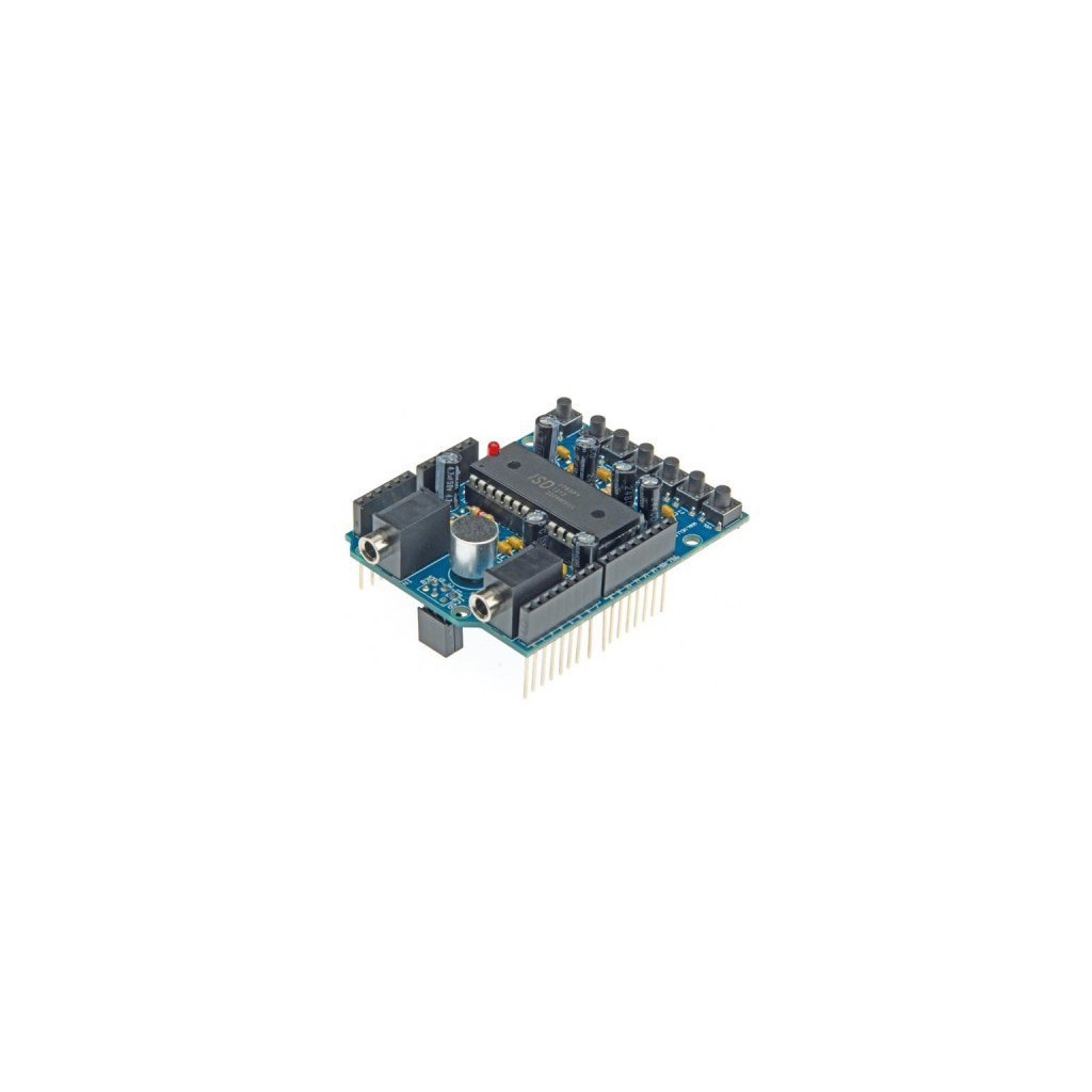 Enregistreur audio Velleman KA02 Bouclier audio pour kit Arduino, grade 1 à 12, hauteur 2,79", longueur 2,08"