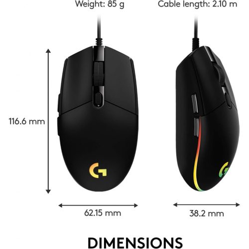 Alternative view of Logitech G102 Lightsync Original Souris filaire pour gamer
