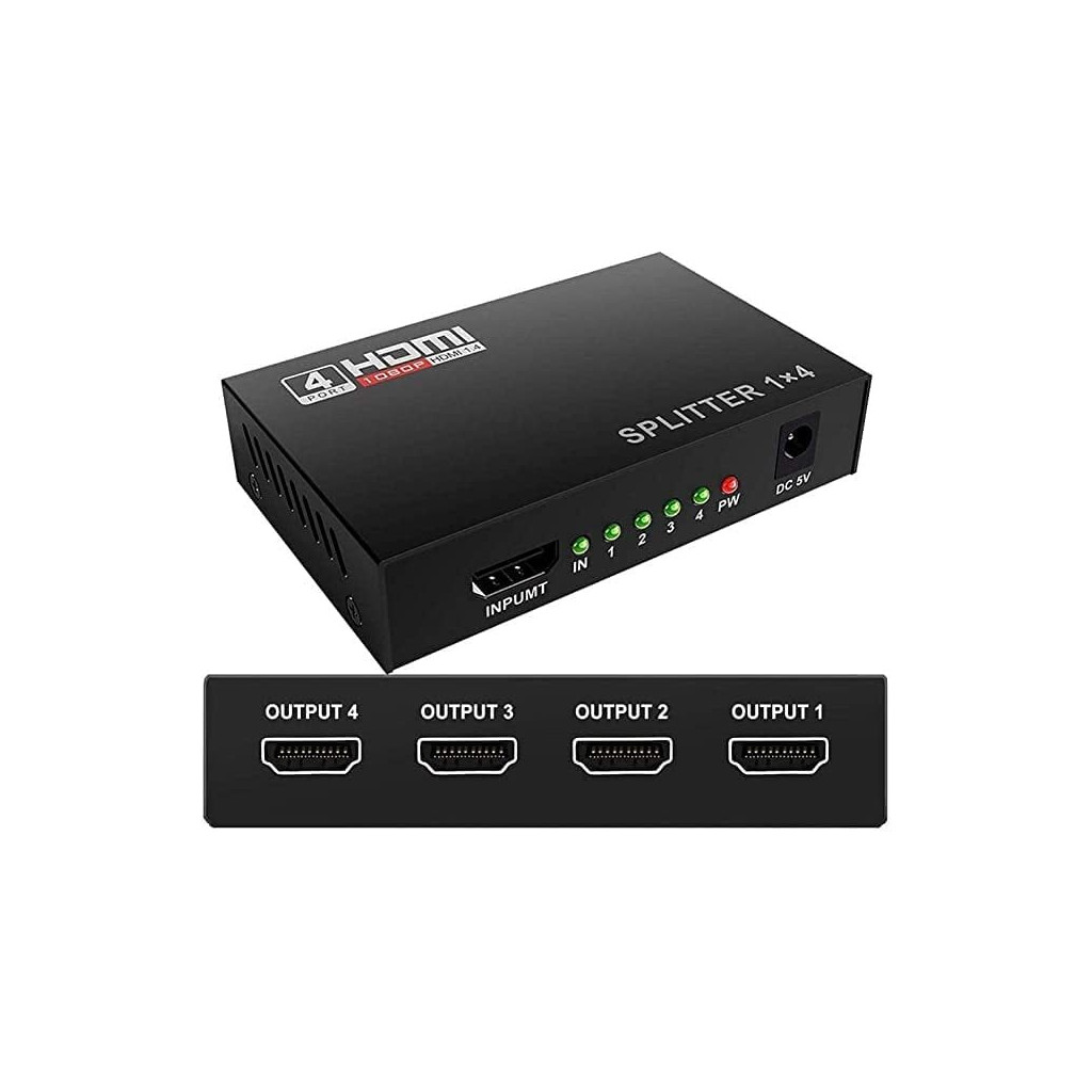 SPLITTER HDMI 1X4 4K -ULTRA HD RS-SHD1X4