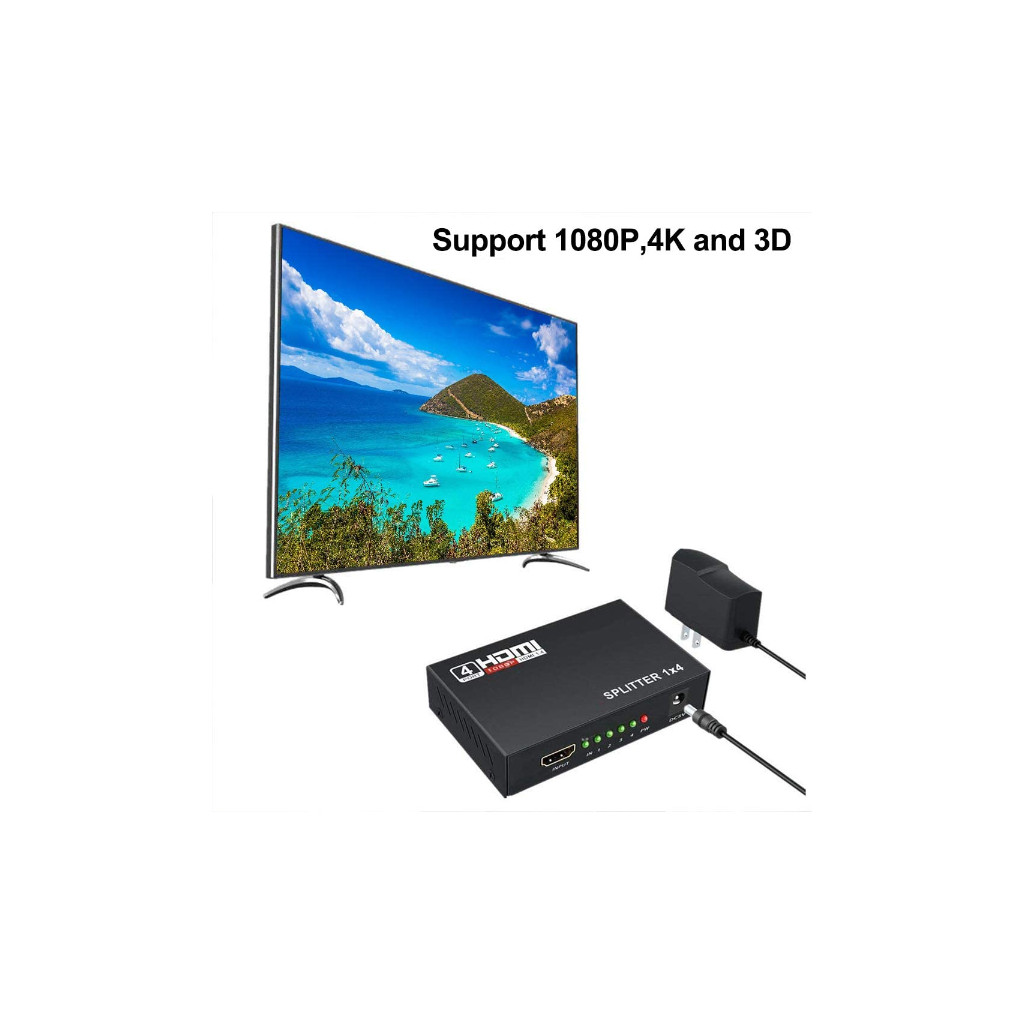 SPLITTER HDMI 1X4 4K -ULTRA HD RS-SHD1X4 – Image 2
