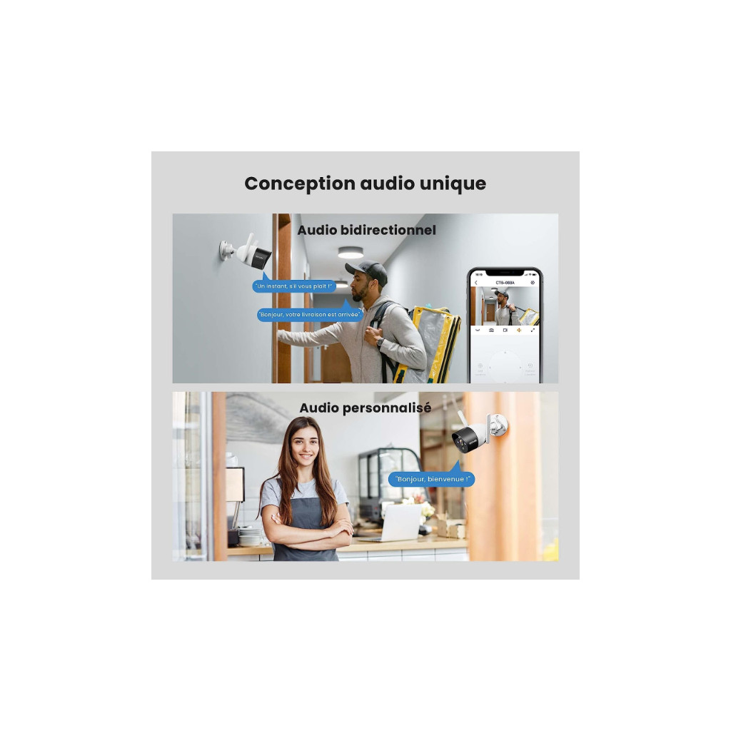 Tenda CT6 V1.0 Outdoor Wi-Fi Camera 2K – Image 3