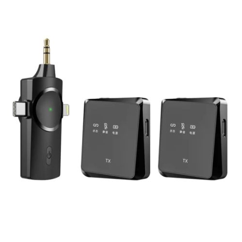 WIRELESS MICROPHONE / MICRO CRAVATE SANS FIL AP009-2-3IN1