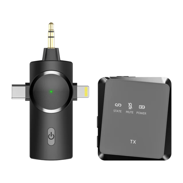 WIRELESS MICROPHONE / MICRO CRAVATE SANS FIL AP009-3IN1