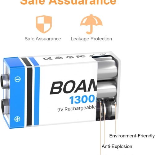 Alternative view of piles rechargeables 9 V 1 300 mAh