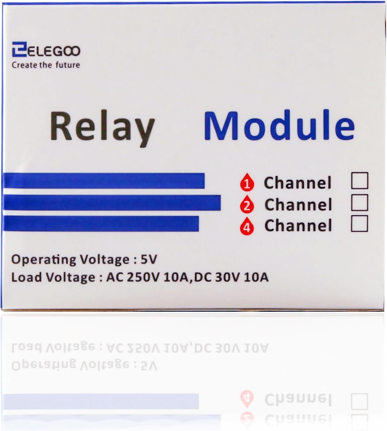 Module relais DC 5 V 4 canaux ELEGOO avec optocoupleur compatible avec Arduino UNO R3 MEGA 2560 DSP ARM PIC AVR STM32 – Image 5