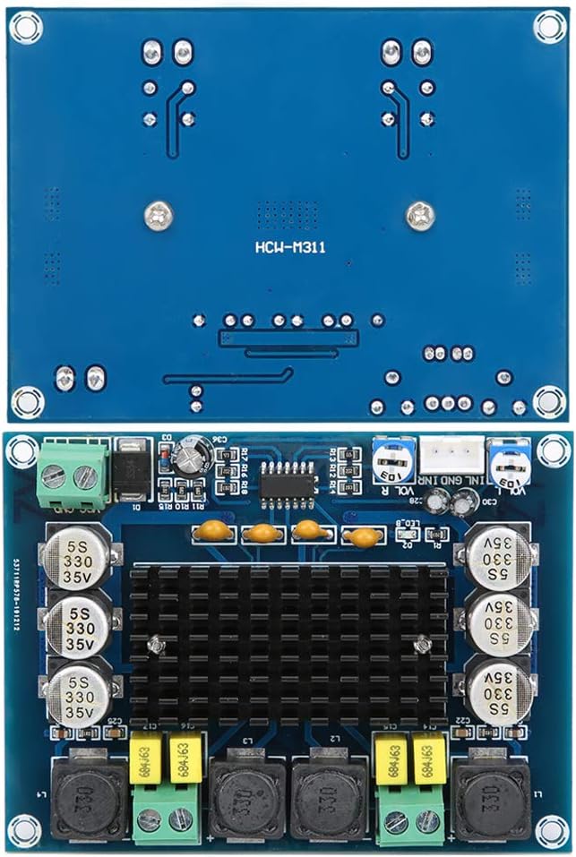 Carte d'amplificateur de puissance 120 W x 2 TPA3116D2 Matériau en fibre de verre Faible bruit – Image 8