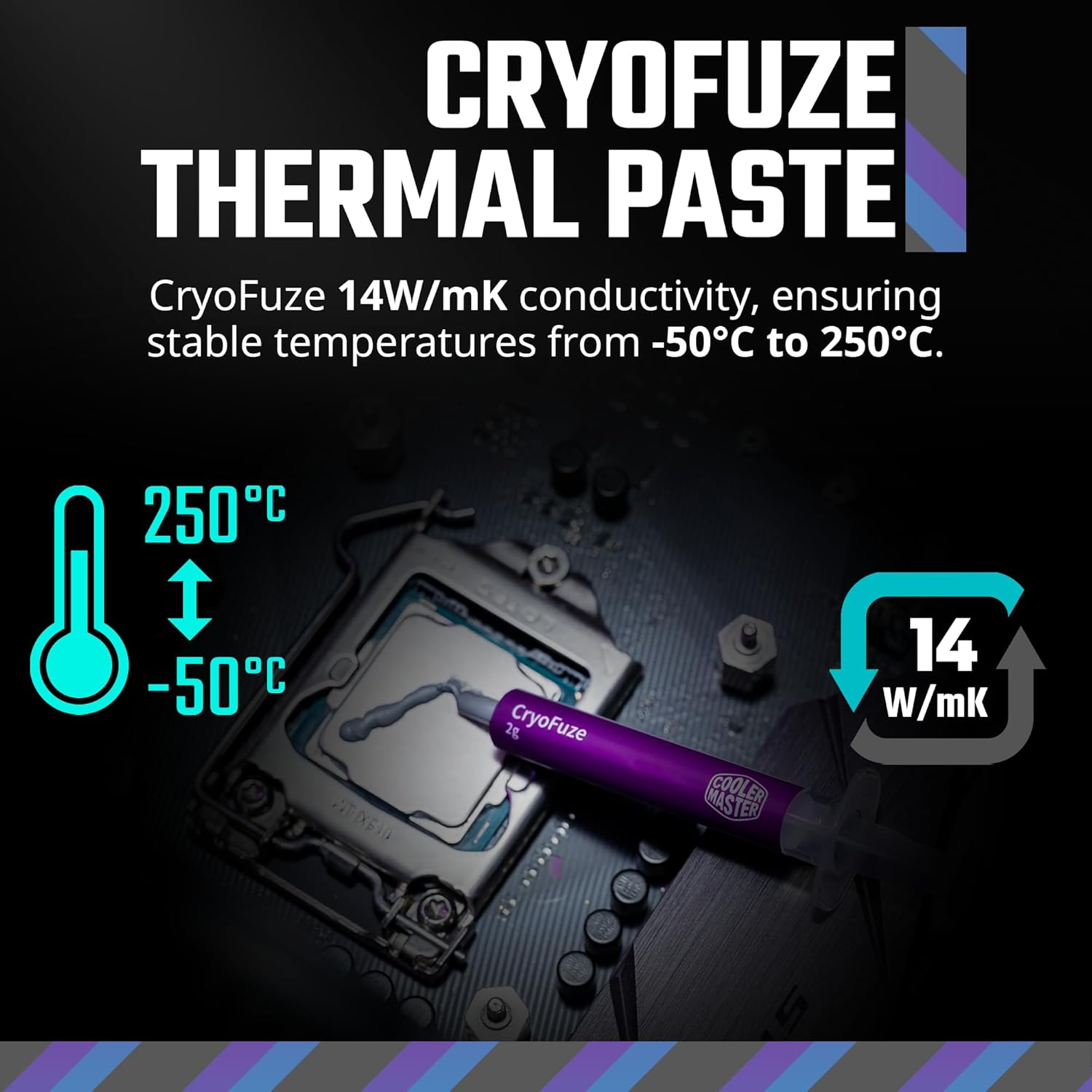 Refroidisseur liquide tout-en-un à boucle fermée Cooler Master 360L Core White ARGB – Image 8