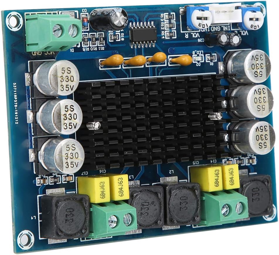 Carte d'amplificateur de puissance 120 W x 2 TPA3116D2 Matériau en fibre de verre Faible bruit – Image 2