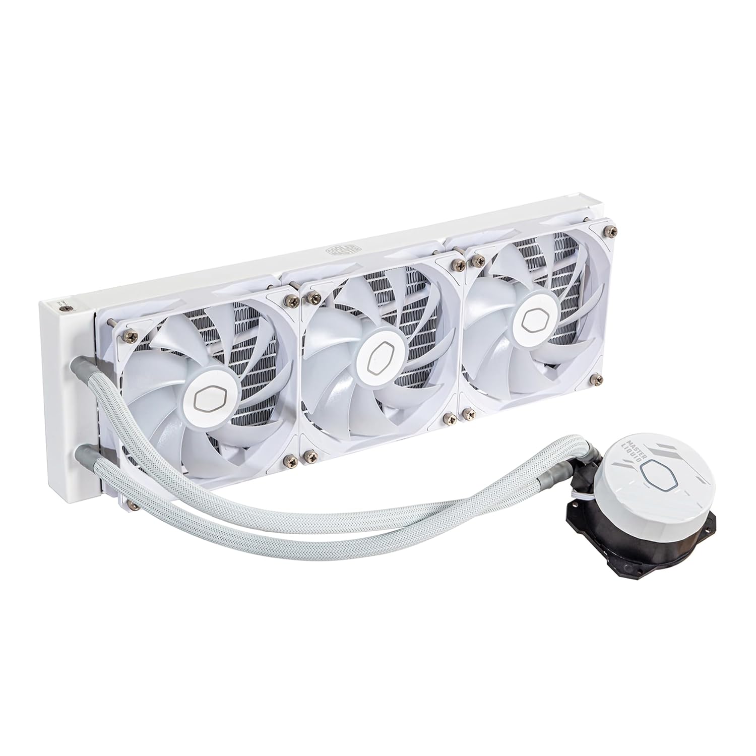 Refroidisseur liquide tout-en-un à boucle fermée Cooler Master 360L Core White ARGB – Image 11