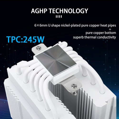 Alternative view of Refroidisseur d'air pour processeur Thermalright Peerless Assassin 120 Blanc, 6 caloducs,