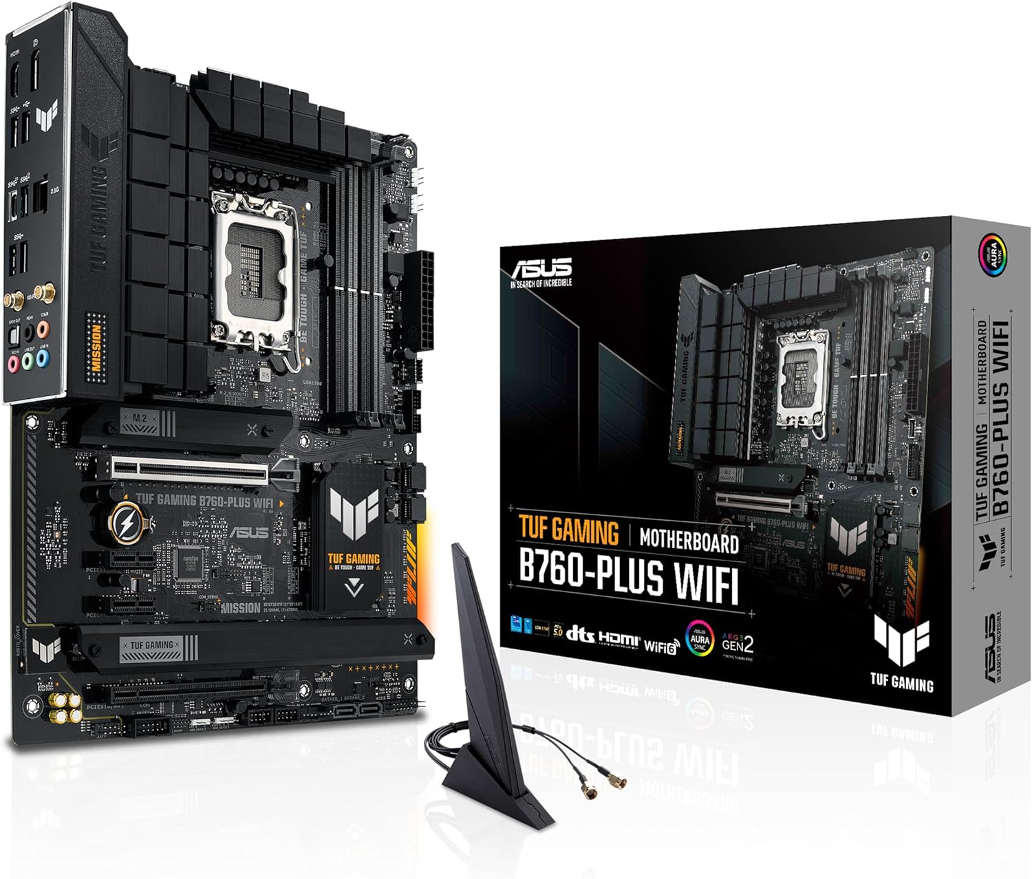 Carte mère ASUS TUF GAMING B760-PLUS WIFI (13e et 12e génération) LGA 1700 ATX