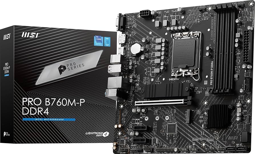 Processeur Intel Core i5-12400F + carte mère MSI PRO B760M-P DDR4 ProSeries – Image 6